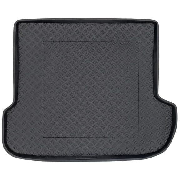 Rezaw-Plast PE Trunk Mat for Subaru Outback 2015 2016 2017 2018 2019 Custom Fit Cargo Liner, Raised Edges, Odorless, Anti-Slip, Weather-Resistant Black