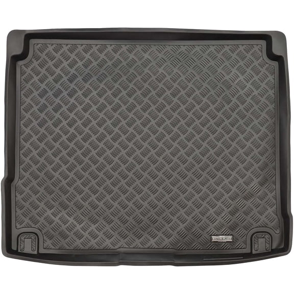 Rezaw-Plast Trunk Liner for Volvo XC60 20182025 Custom Fit All-Weather Cargo Mat, Raised Edges, Odorless PE, 1/16in Thick, Durable Black