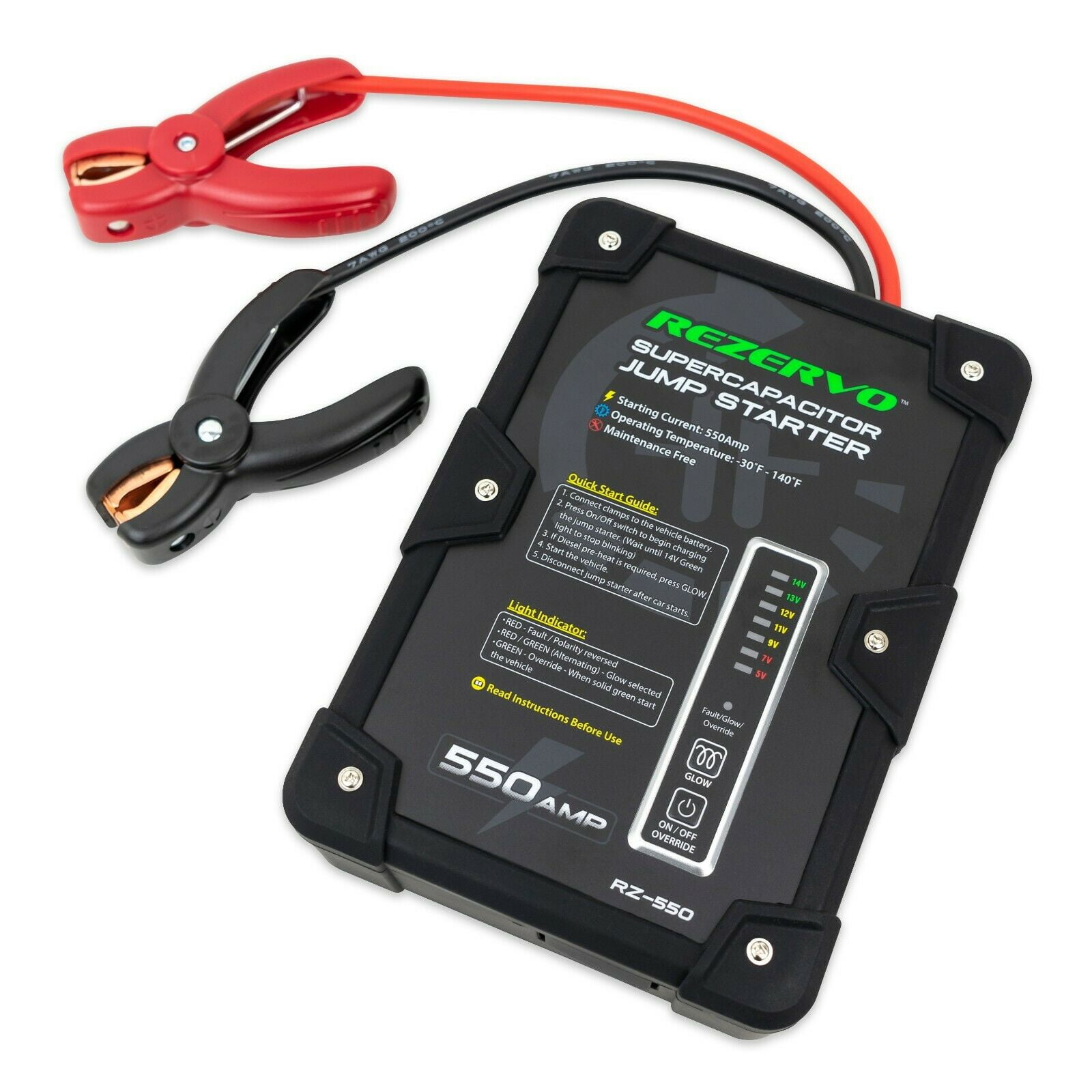 Rezervo Batteryless Jump Starter Jumpstarts Vehicles Using