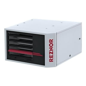 Reznor 175,000 BTU LP Gas Commercial Propane Heater | Garage, Warehouse, and Propane Shop Heater | Forced Air Unit, Ceiling Mount, Low Static Propeller Fan | Horizontal Cat 1 B-Vent Kit | UDXC-175