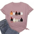 thumbnail image 1 of Rezuofi 1 Pcs Chicken Tshirt Mom Cute T Shirts Womens Short Sleeves Farm Country Casual Tee Tops, 1 of 7