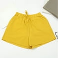thumbnail image 1 of Rezuofi 1 Pcs Linen Shorts for Women Summer Casual Wide Leg Loose High Waist Drawstring Dressy Beach Shorts 2025 Comfy Clothes, 1 of 3