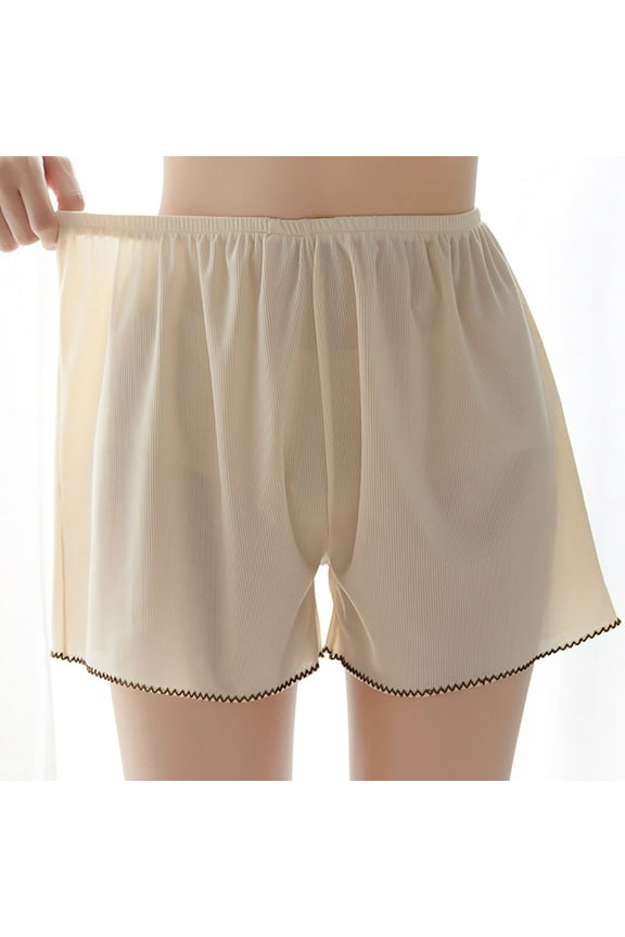 1 Pcs Pettipants for Women Plus Size Half Slip Culotte Shorts Loose Bloomers Split Skirt for Under Dress