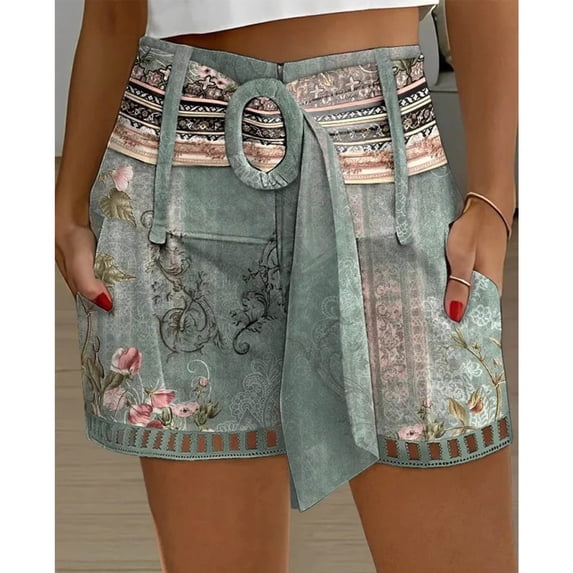 Rezuofi 1 Pcs Skorts for Women Plus Size Dressy Casual Athletic Golf Tennis Short Skirts 2025 Summer Skort with Pockets