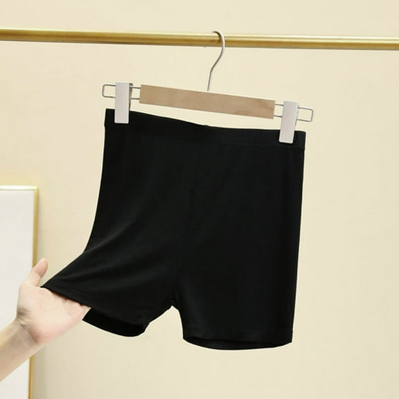 Rezuofi 1 Pcs Women Under Dress Tight Shorts Stretch Short Pants Thin Yoga Leggings Fitness