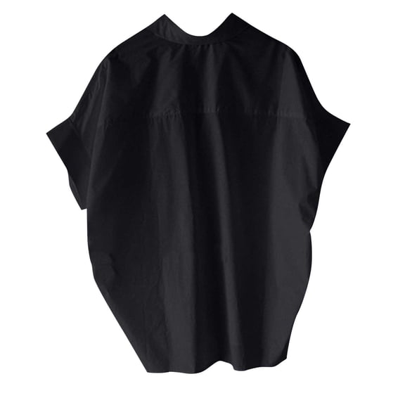 Rezuofi 1 Pcs Women's Short Sleeve Chiffon Blouses for Office Work Business Attire Collared Shirts