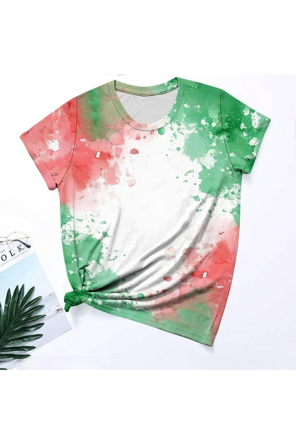 1 Pcs Womens Bleached Sublimation Blanks Shirts Leopard Graphic Tees Tops Short Sleeve Polyester Tshirts Cute Items Clothes