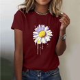 thumbnail image 1 of Rezuofi 1 Pcs Womens Lover Printed Tshirt Graphic Tees Crew Neck Summer Short Sleeve Loose Fit Tops, 1 of 5