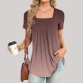 thumbnail image 1 of Rezuofi 1 Pcs Womens Short Sleeve Shirts to Wear with Leggings Summer Sleeveless Shirts Tank Tops, 1 of 5