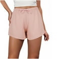 thumbnail image 1 of Rezuofi 2 Pcs Ribbed Pajama Short with Pockets,Drawstring Lounge Shorts Pattern Print, 1 of 6