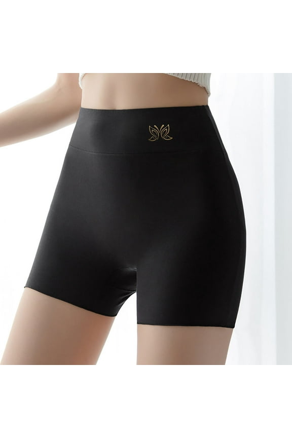 2 Pcs Shapewear Tummy Control, Mid-Waist Body Shaper Shorts, Women's Girdle Shorts and Spanks Shape Wear