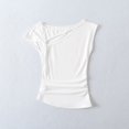 thumbnail image 1 of Rezuofi 2 Pcs Women Open Back Sleeveless Workout Tops Crew Neck Ruched Side Tanks Athletic Casual Loose Shirts, 1 of 5