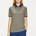 thumbnail image 1 of Rezuofi 2 Pcs Women's Polo Shirts Golf Tennis Shirts Short Sleeve 3 Buttons Collared Casual Top UV Sun Protection Dry Fit, 1 of 8