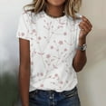 thumbnail image 1 of Rezuofi 2 Pcs Womens Summer Tops Dressy Casual Ruffle Short Sleeve Flowy Tunic Shirts Cute Round Neck Blouses, 1 of 4