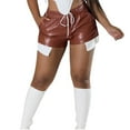 thumbnail image 1 of Rezuofi Metallic Shorts for Women Hot Sparkly Shiny Shorts with Elastic Drawstring, 1 of 5