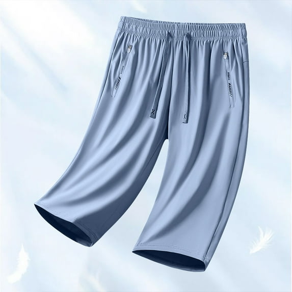 Rezuofi Women's Long Hiking Shorts with Zipper Pocket Lightweight Quick Dry Knee Length Bermuda Shorts for Women