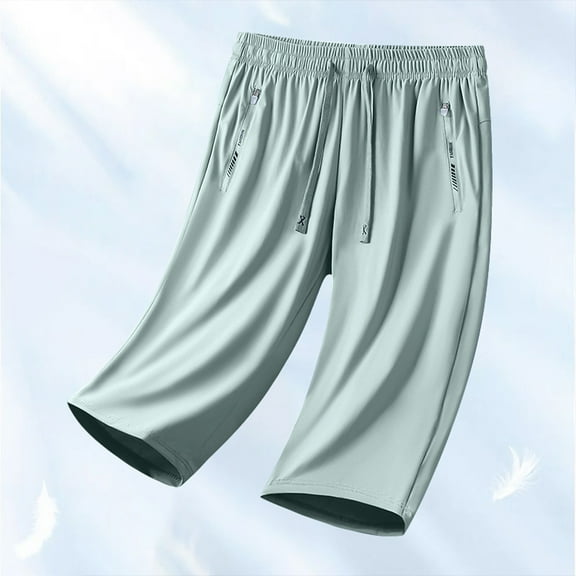 Rezuofi Women's Long Hiking Shorts with Zipper Pocket Lightweight Quick Dry Knee Length Bermuda Shorts for Women