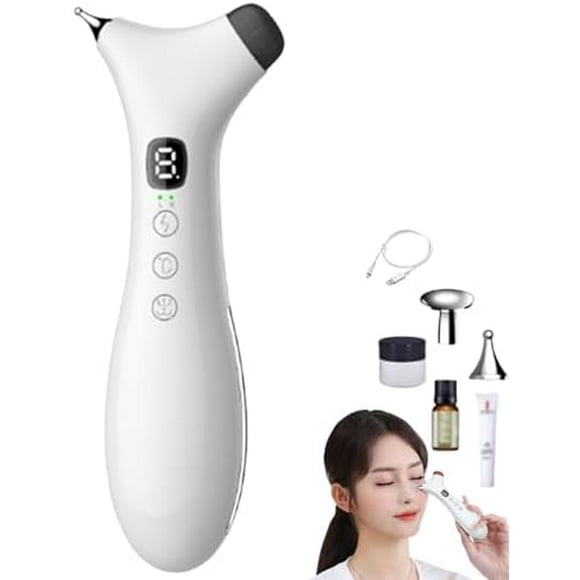 Rezuri- 4-in-1 Jaw Massager, Cura Pen TMJ Relief Device, Rezuri TMJ Massager, Facial Sculpting Device with Soothing Heat and Vibration, Meridian Massagers for Jaw, Face & Neck Pain, Stiffness (Black)