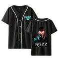thumbnail image 1 of Rezz Baseball Jersey T-shirt Merchandise V Neck Unisex Short Sleeve Women Men Streetwear, 1 of 2