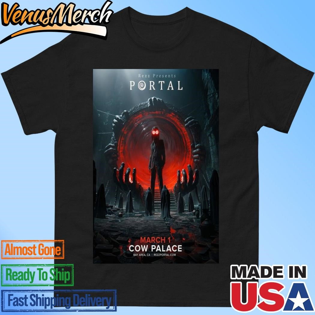 Rezz Cow Palace Bay Area Ca March 1 2025 Tour Poster Shirt