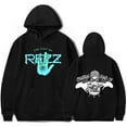 thumbnail image 1 of Rezz Hoodie with new printed logo, cool street women's men's fashionable pullover sweatshirt, 1 of 2
