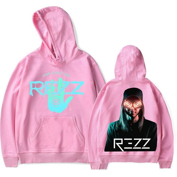 Rezz Merch Hoodie with new printed logo, cool street women's men's fashionable pullover sweatshirt