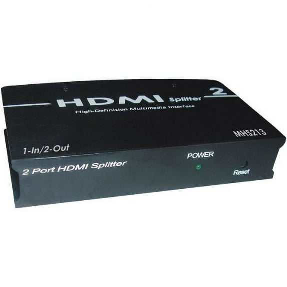 Rf Link HSP-5012 Hdmi Splitter 1 In/2 Out Hdcp Perp Compliant Resolution 1080p & Up