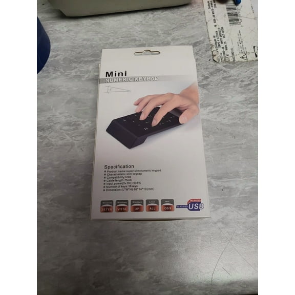 Rf304 Wireless Numeric Keypad Black Free Ship