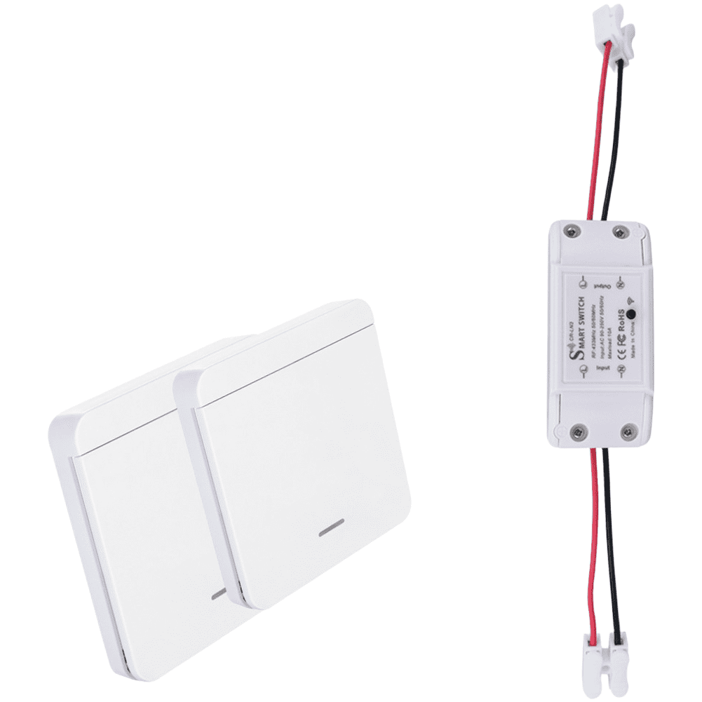 Rf433 Wireless Remote Control Switch Ac90~250V Remote Control On/Off ...