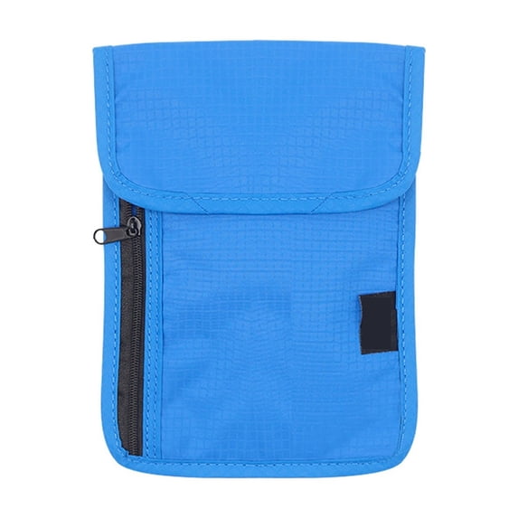 Rfid Blocking Neck Pouch | Travel Document Holder | Waterproof Document Pouch for Passports, Keys and Phones, Lightweight Travel Accessory for Trips