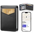 thumbnail image 1 of Extrelife Minimalist Wallets for Men, Works with Find My App, Slim Leather Bifold Wallet Credit Card Holder with Cash Pocket, ID Window, RFID Blocking, Gifts for Men, 1 of 9