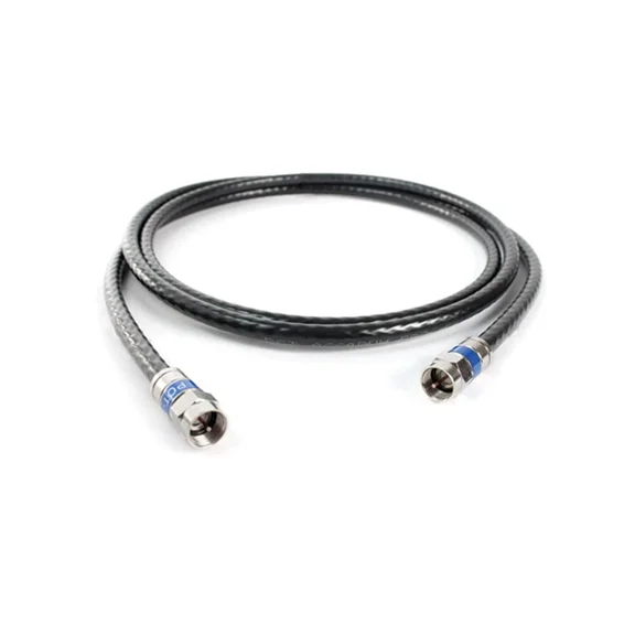 Rg6 Rg-6 Coax Cable Sold By The Foot Sat Catv Hdtv Black Ships Free