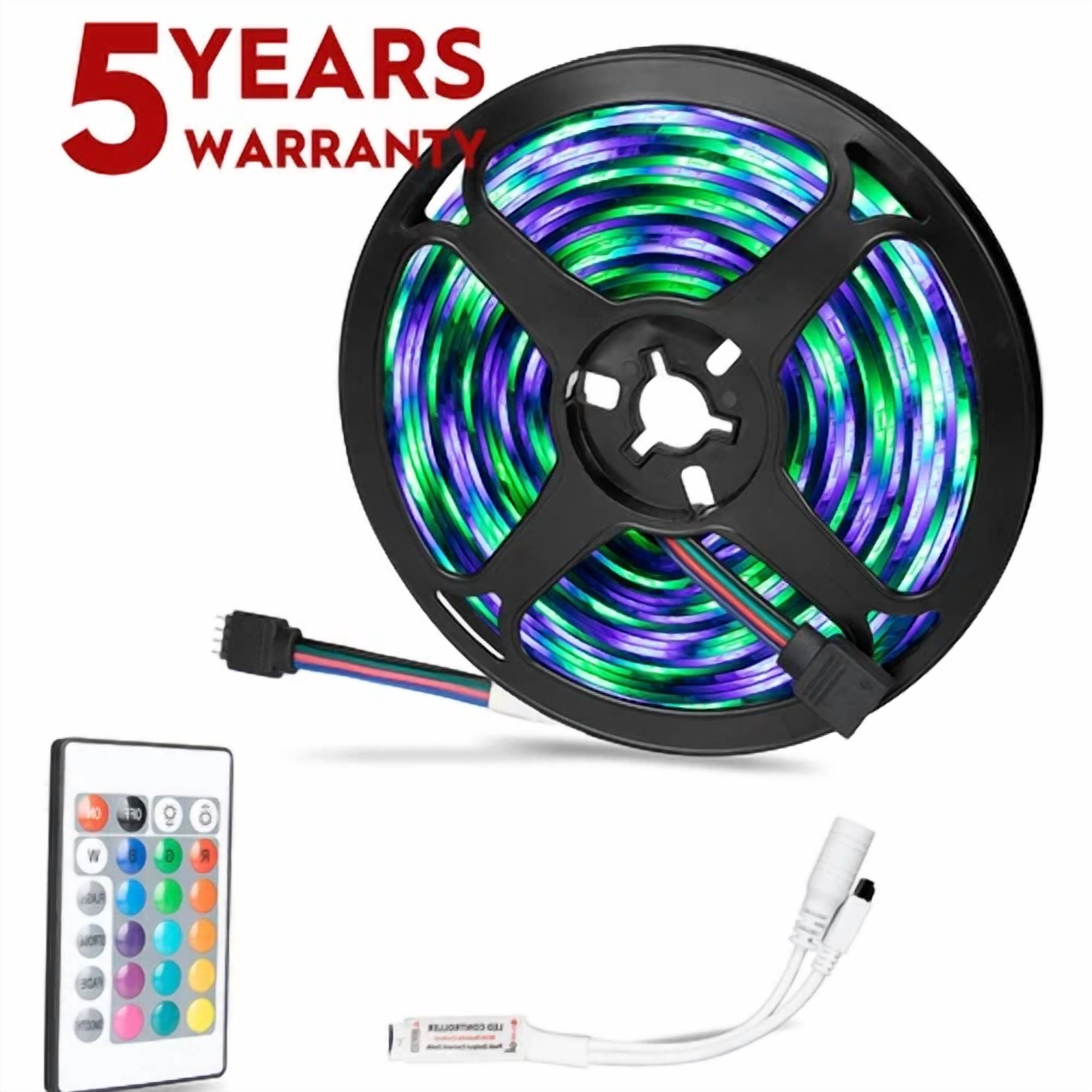 Rgb 300Led Strip Under Car Tube Underglow Underbody Glow System Neon Light New