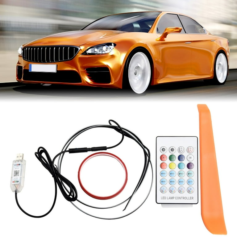 Rgb Dreamcolor Car Light Strip App Symphony Car Ambient Light for Tesla Model 3 Walmart