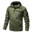 Rgdypko Men’S Jacket Casual Lightweight Outdoor Clothing Hooded Solid