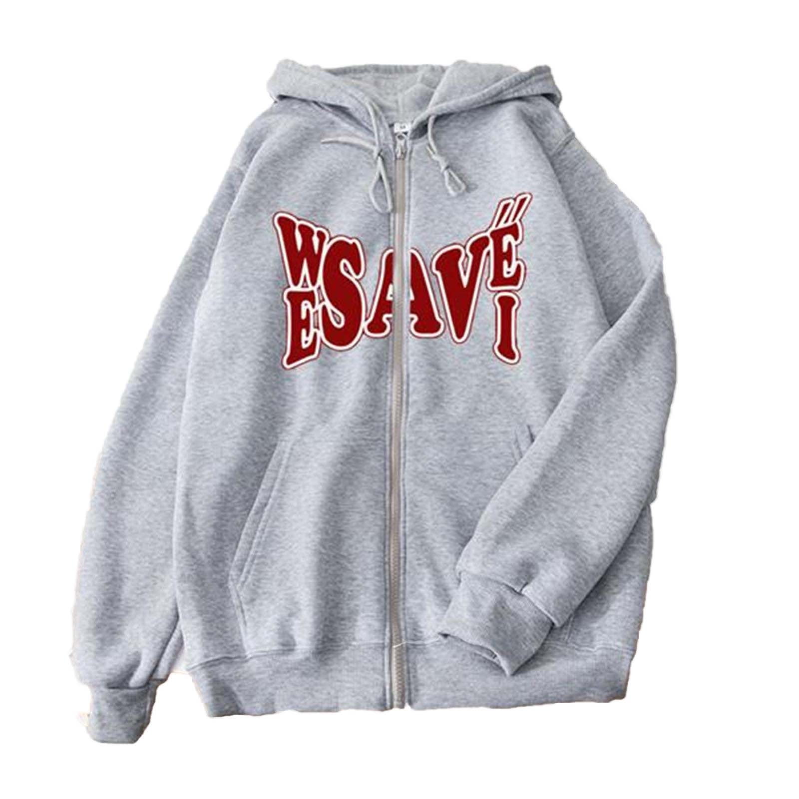Rgdypko Men's Hoodies For Men New Zipper Hoodies Letter Printed