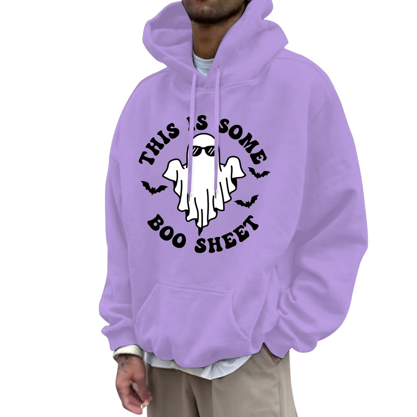Rgdypko Mens Hoodie Pullover 2024 Sweatshirts Halloween Fashion Part