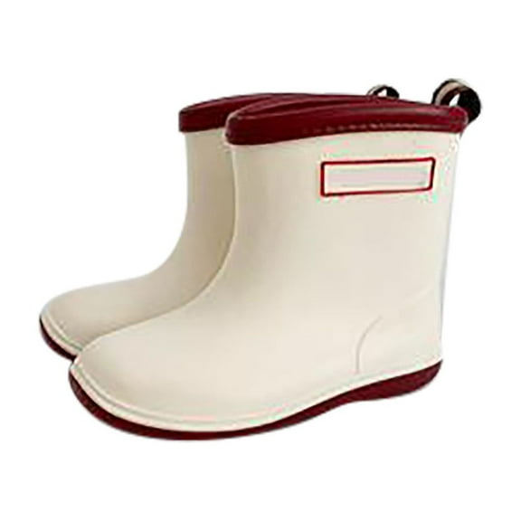 Rgdypko Versatile Casual Boots For Children Baby Kids Easy On Lightweight Rain Short Shoes Boot Size 9-12 Months