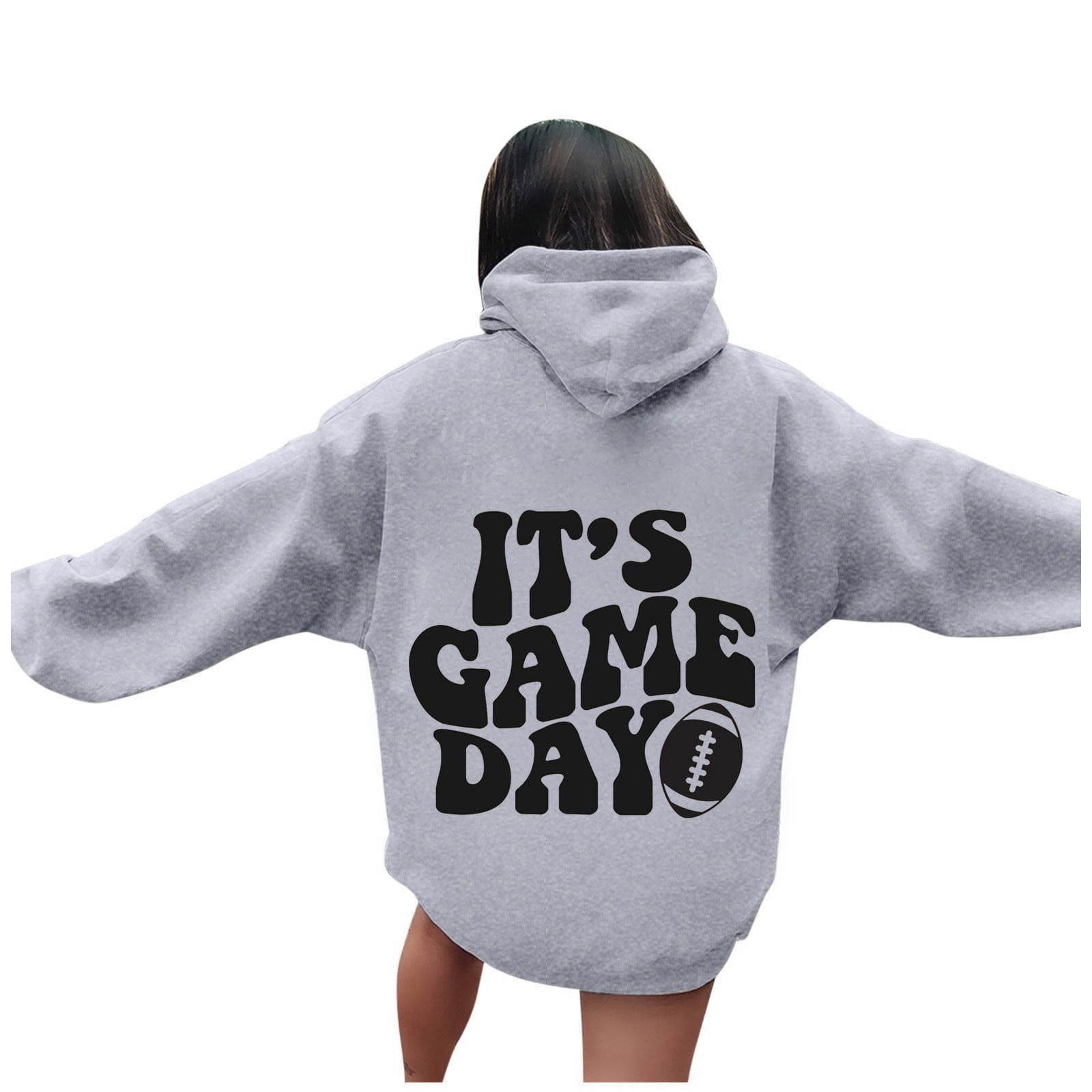 Rgdypko Women's New Style Hoodies & Sweatshirts Tops Football Letter