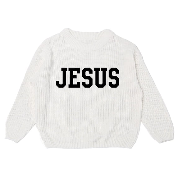 Rggeeun Baby Girls Sweaters Floral Embroidery Design Hand Embroidered Pure Knit Crew Neck Long Sleeve For Delicate Soft And Comfortable Kids Youthful Tops,White,3-6 Months