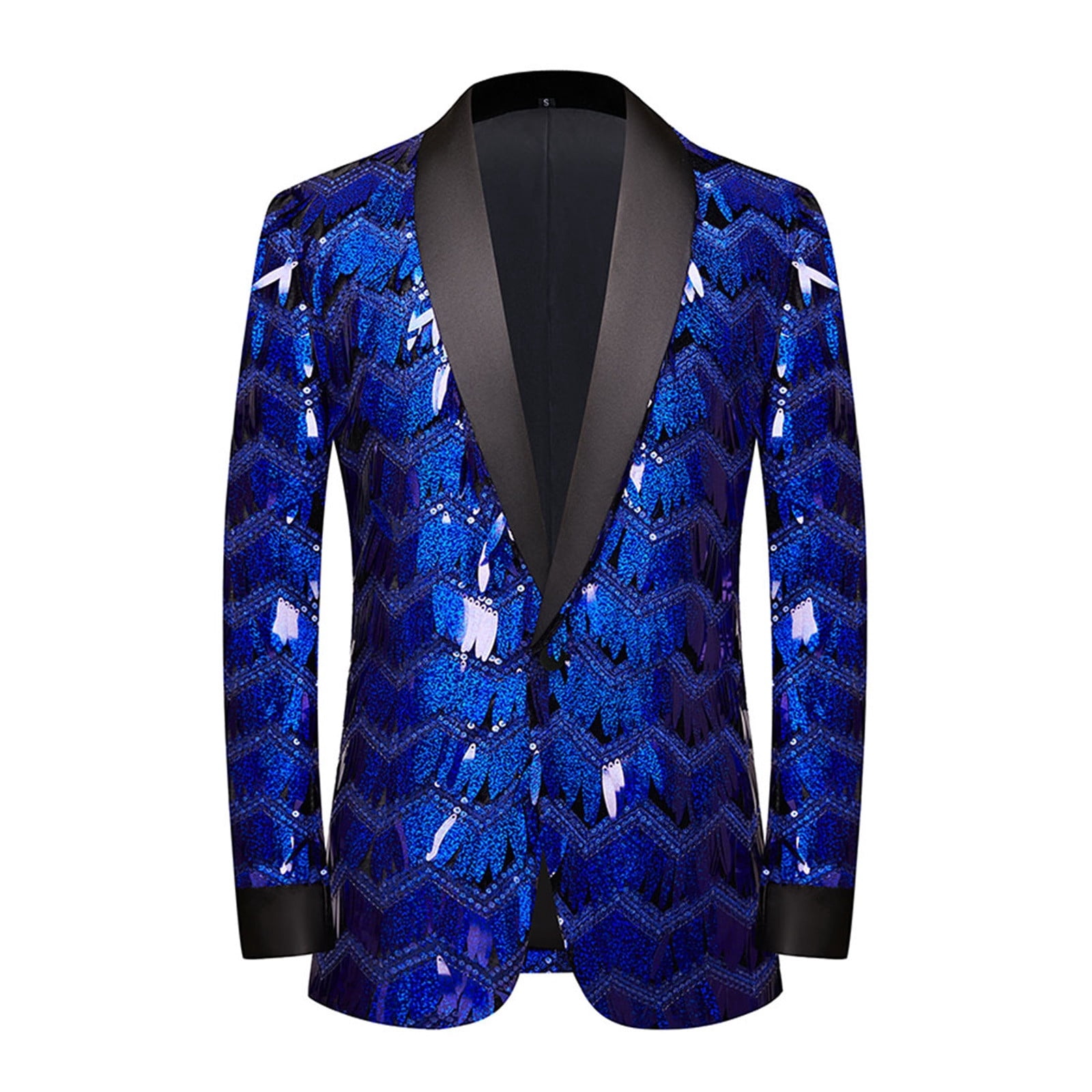 Rggeeun Blazer For Men Stylish Suit Jacket With Sequin Design Mens Rggeeun Blazer For Men Stylish Suit Jacket With Sequin Design Mens