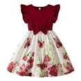 thumbnail image 1 of Rggeeun Girls Summer Dresses Casual Sleeveless Print Dress Toddler Kids Beach School Party Dresses Years Trendy O-Neck Sundress, 1 of 9