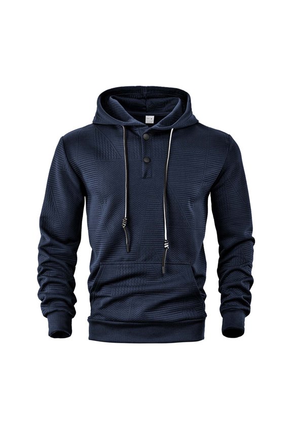 Hoodies For Men Pullover Solid Color Casual Sports Loose Trend Long Sleeve Hooded Sweatshirt Man Hoodies Fall Winter Classic