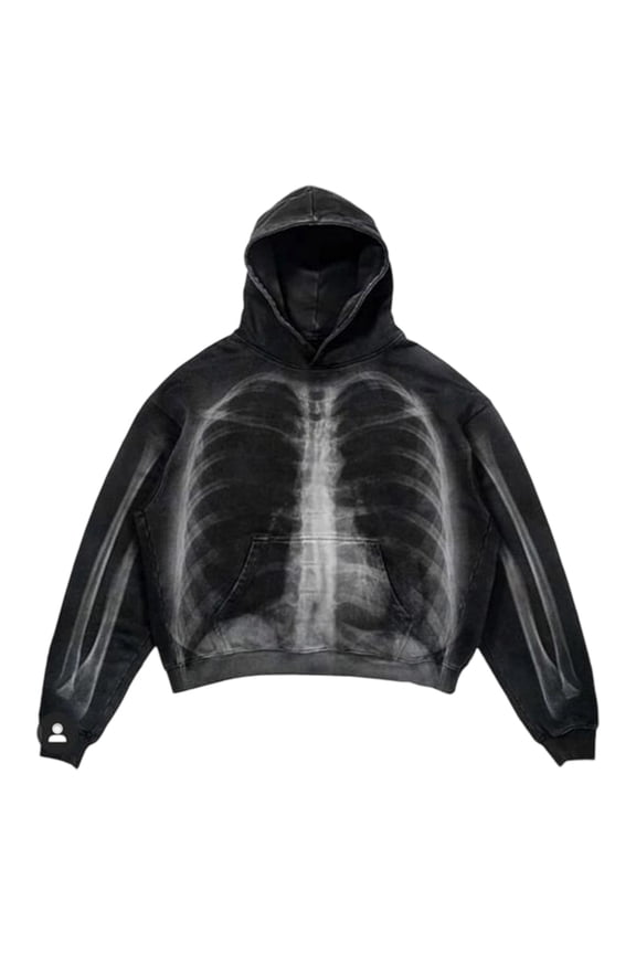 Hoodies For Men Skeleton Print Hoodie Slim Fit Pullover For Casual Outdoor Sports Comfortable Hooded Jacket Long Sleeve Fall Winter Loose Sweatshirts