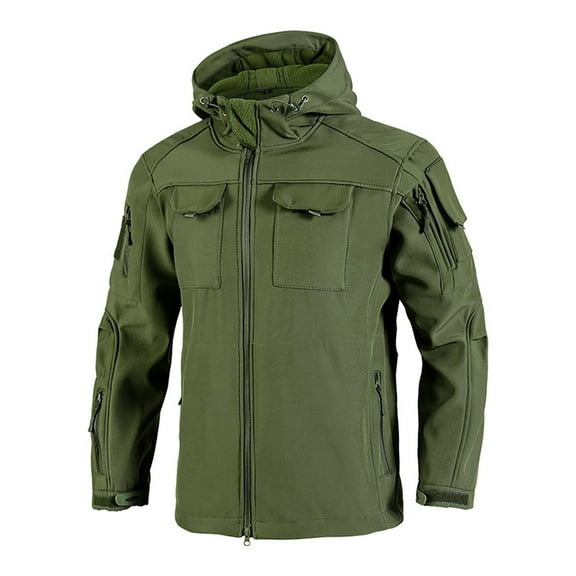 Rggeeun Jackets For Men Casual Winter Warm Lined Style Windproof Outdoor Coat For Fall Daily Wear Outwear Classic