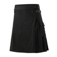 thumbnail image 1 of Rggeeun Kilt For Men Fashion Classic Casual Scottish Style Plaid Contrast Pocket Pleated Skirt Classic Leisure, 1 of 9