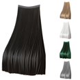 thumbnail image 1 of Rggeeun Maxi Skirts for Women Pleated Flowy Skirt Loose Elastic Waist Outdoor Play,Black,3XL, 1 of 4