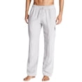 thumbnail image 1 of Rggeeun Men's Pants Casual Straight Fit Comfortable Elastic Waist Pants For Daily Wear Home Relaxation Spring Summer Breathable Soft Fabric Streetwear Trousers, 1 of 5