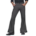 thumbnail image 1 of Rggeeun Men's Pants Mens Flared Trousers 70S Trousers Men's Wide Leg Carnival Trousers Men's Flared 70S Outfit Men Fashion, 1 of 7