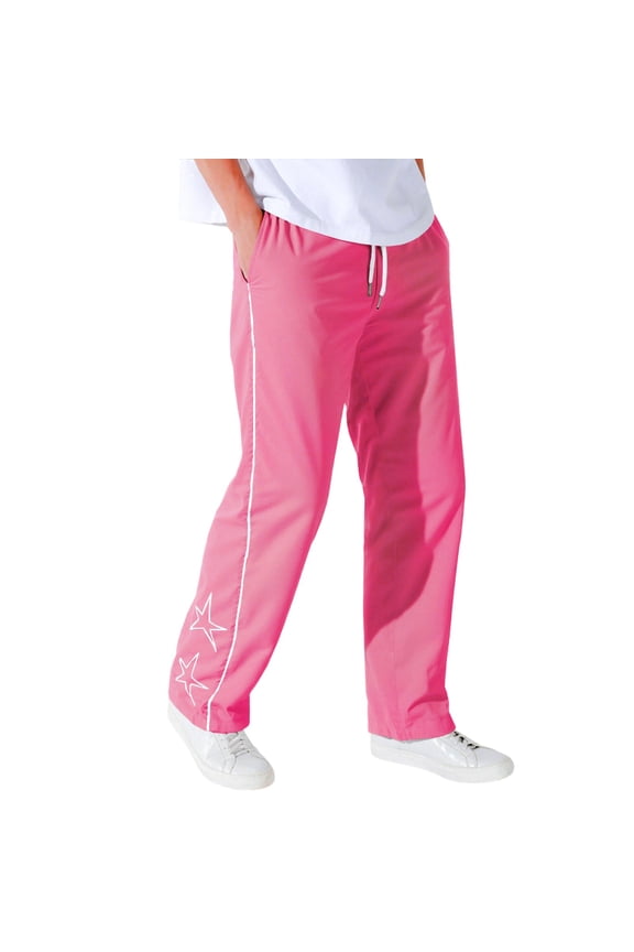 Men's Pants Star Embroidery Men's Casual Drawstring Loose Comfortable Sports Comfortable Street Pants Beach Vacation Comfortable